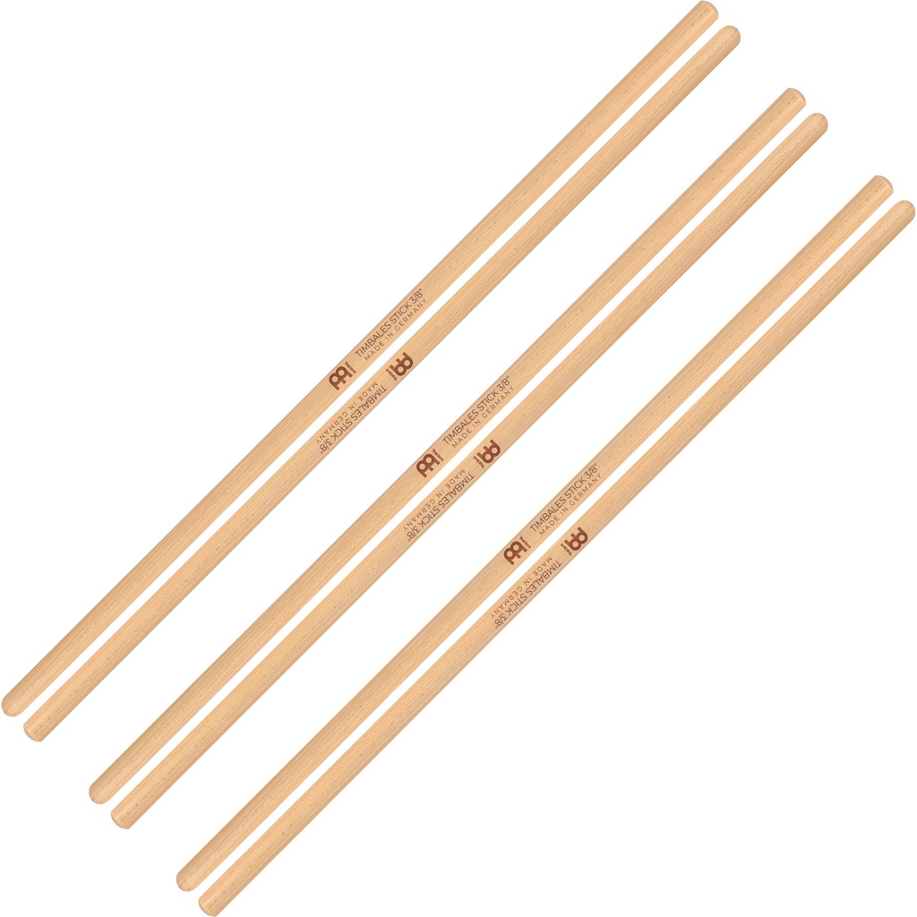 Meinl 3/8" Hickory Timbales Sticks (3 Pairs)