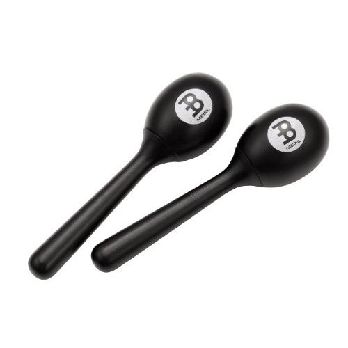 Meinl 6" Black Plastic Egg Maracas