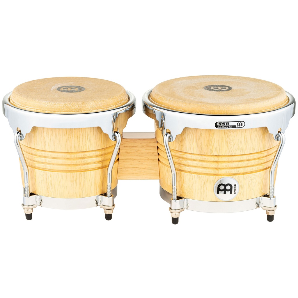 Meinl 6.75" & 8" Wood Bongos with Chrome Hardware