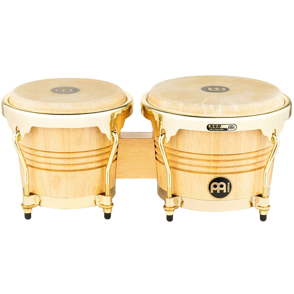 Meinl 6.75" & 8" Wood Bongos with Gold Hardware