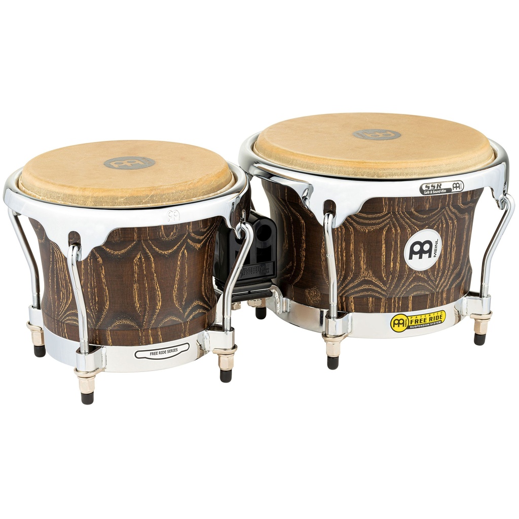 [WB400VBR-M] Meinl 7" & 8.5" Woodcraft Series Bongos in Vintage Brown