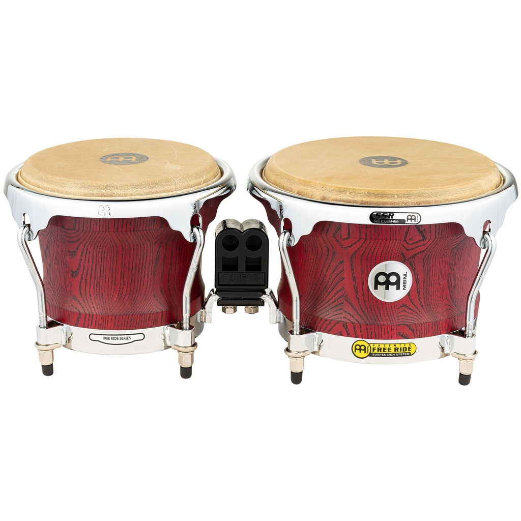 Meinl 7" & 8.5" Woodcraft Series Bongos in Vintage Red