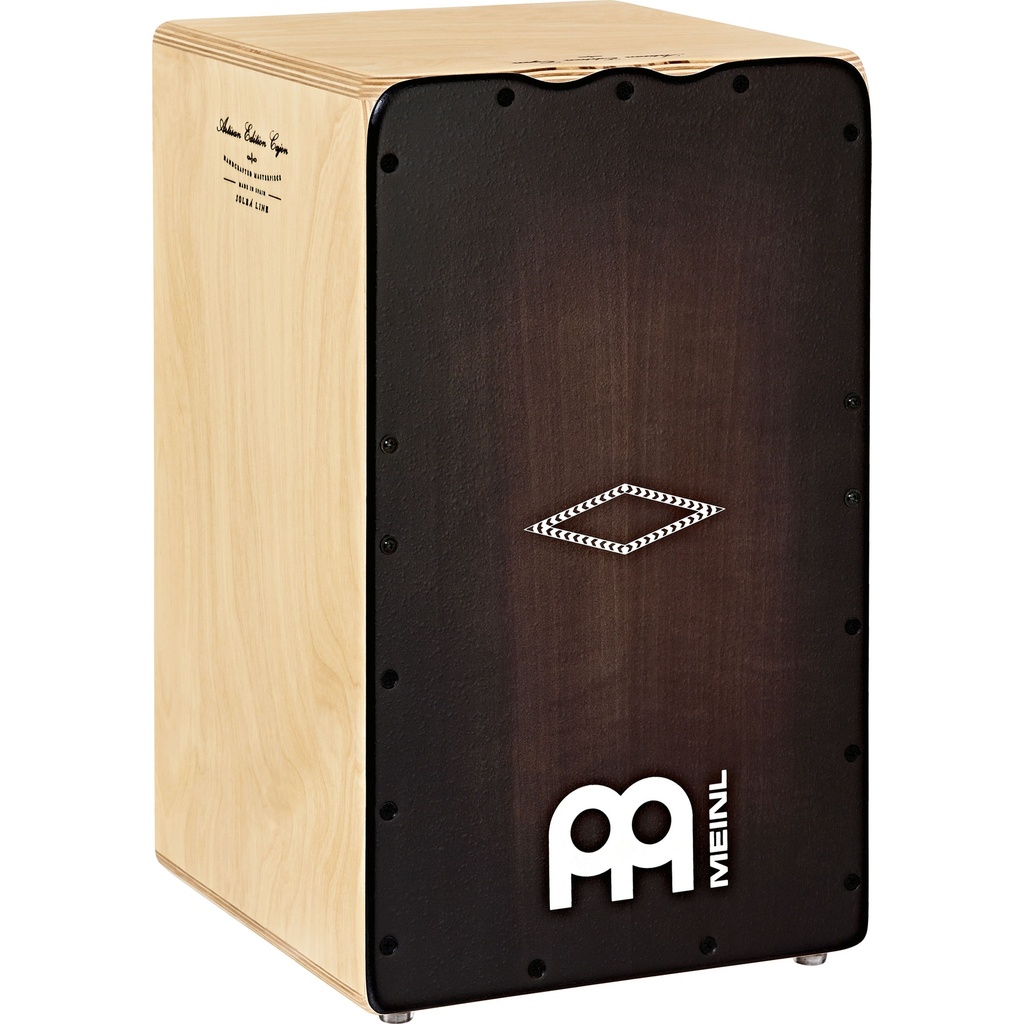 Meinl Artisan Edition Solea Cajon w/ Ebony Burst Front