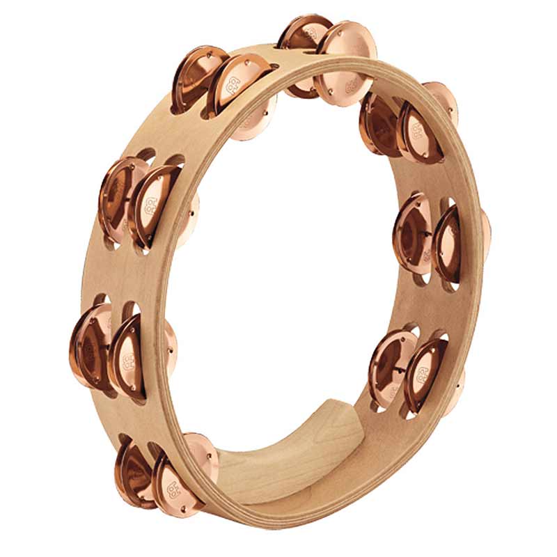 Meinl Artisan Wood Tambourine Double Row Bronze