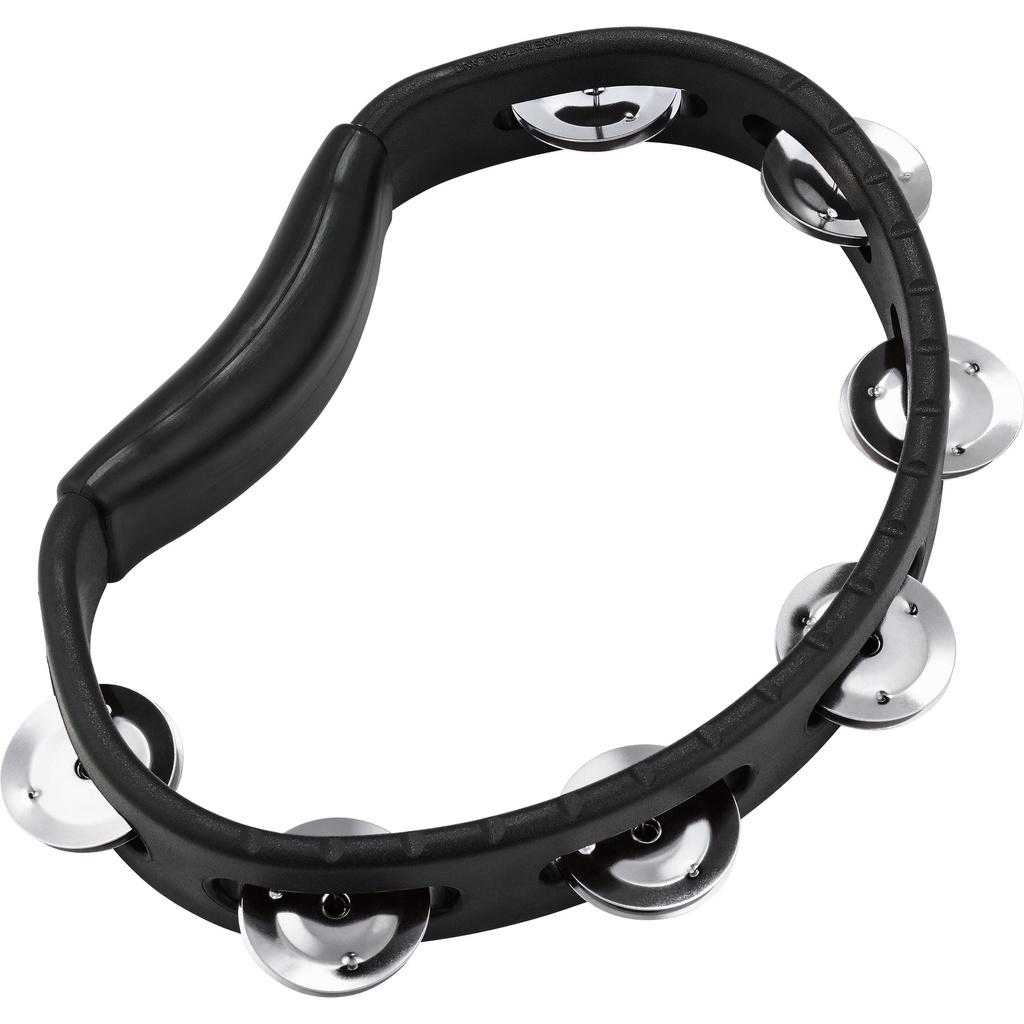 Meinl Headliner Black Single-Row Steel Handheld ABS Tambourine