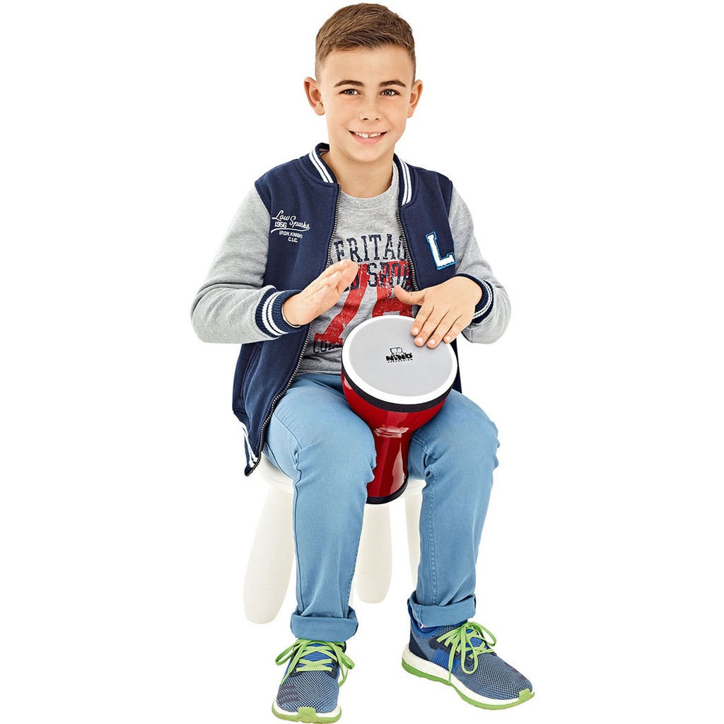 Meinl Nino 6" Nino Elements Mini Djembe in Bubble Gum