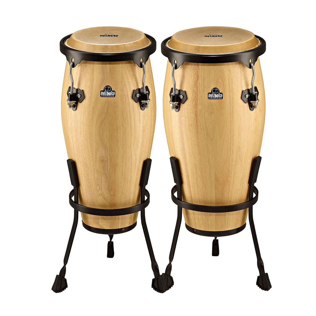 Meinl Nino 8" / 9" Wood Conga Set Natural Finish