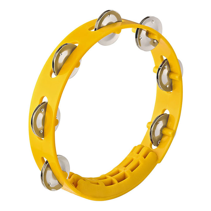 Meinl Nino 8" Compact ABS Tambourine in Yellow