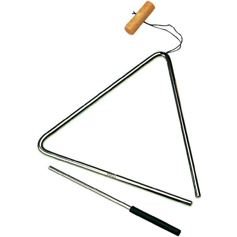 Meinl Nino 8" Triangle with Holder and Beater