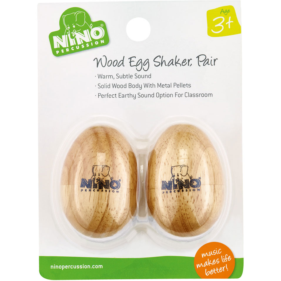 Meinl Nino Small Wood Egg Shaker Pair
