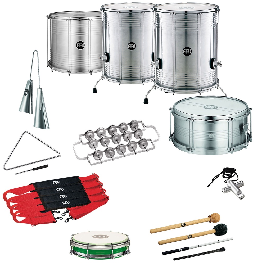 Meinl Samba Package for 8 Players w/ Upgraded Stand Alone Surdos