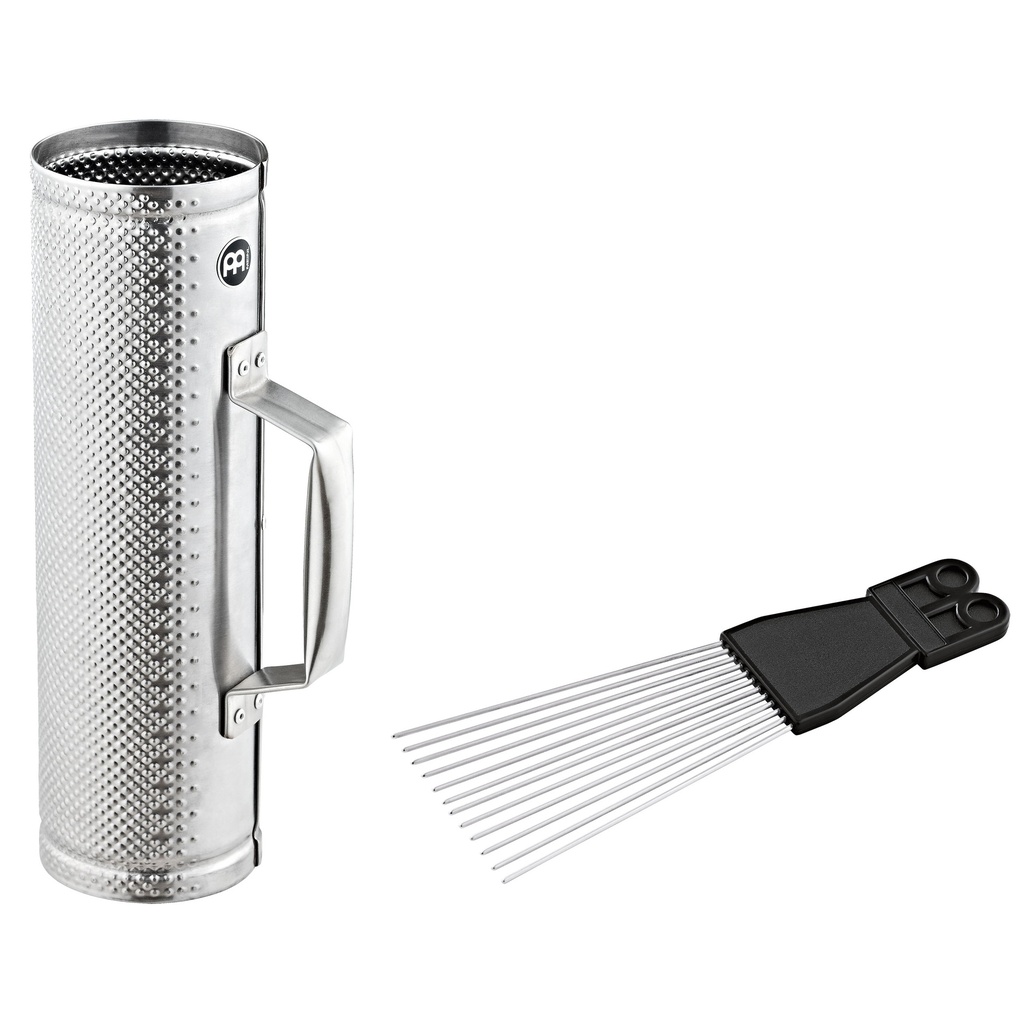 Meinl Small Brushed Steel Merengue Guira with Scraper