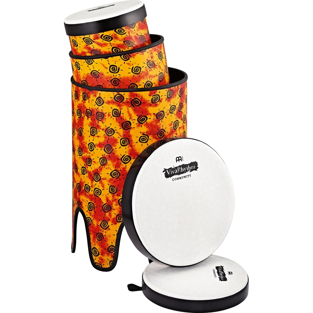 Meinl VivaRhythm Boom Bass Drum Set Pop Off  Heads Wooden Beater