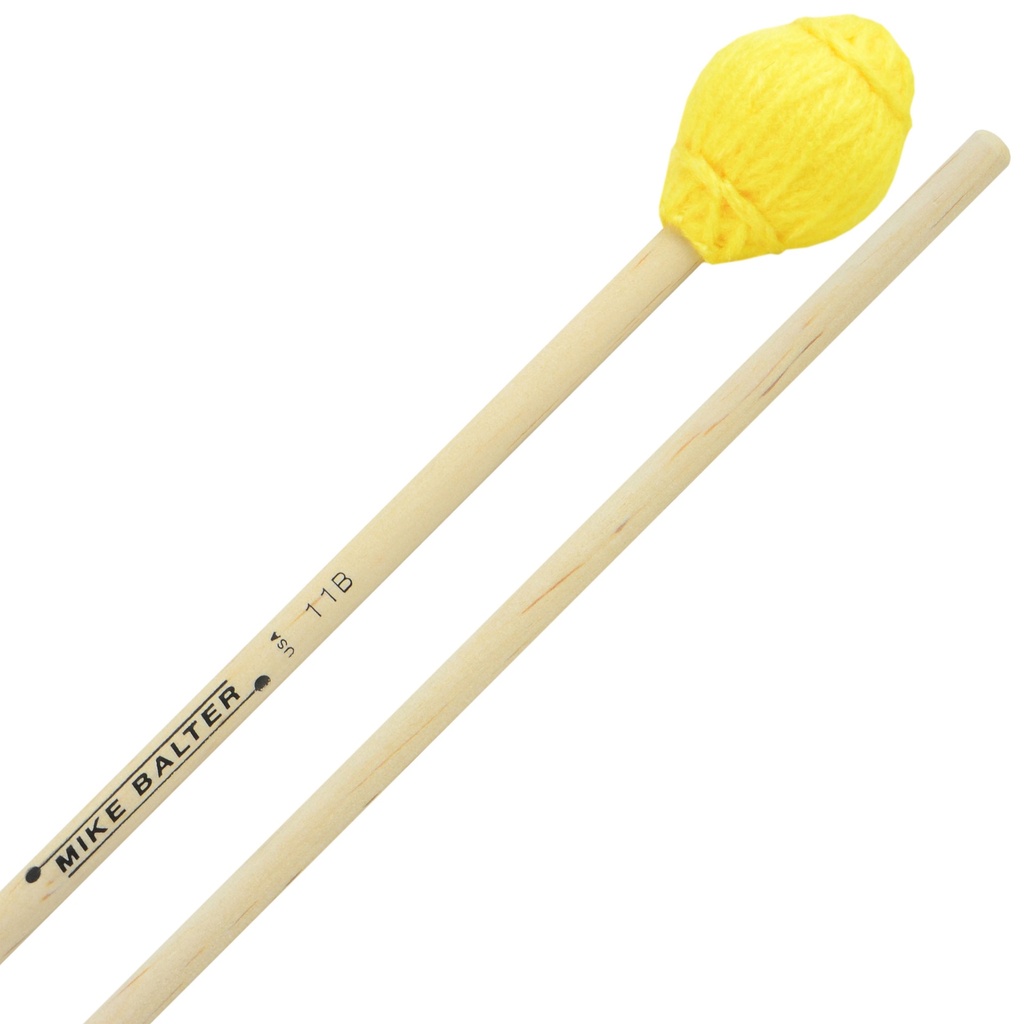 Mike Balter B11B Hard Yellow Yarn Ensemble Series Mallets w/ Birch
