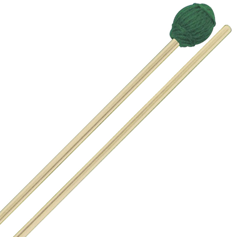 Mike Balter B12B Medium Hard Green Yarn Ensemble Series Mallets w/ Birch