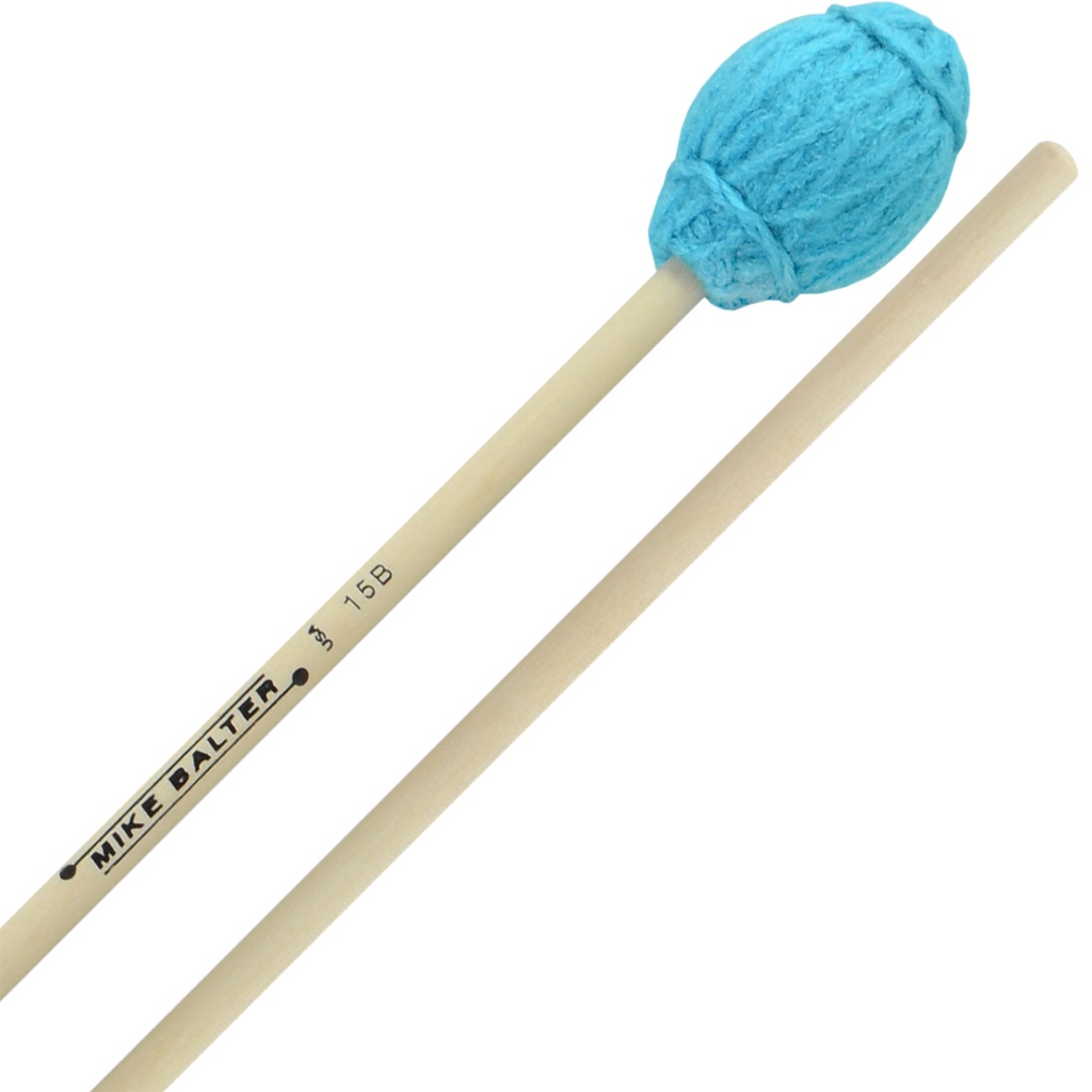 Mike Balter B15B Soft Aqua Yarn Ensemble Series Mallets w/ Birch