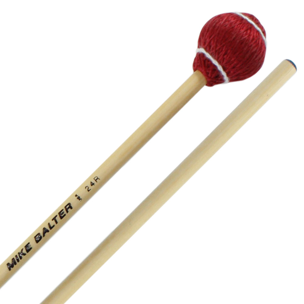 Mike Balter B24R Pro Vibe Soft Red Cord Mallets w/ Rattan
