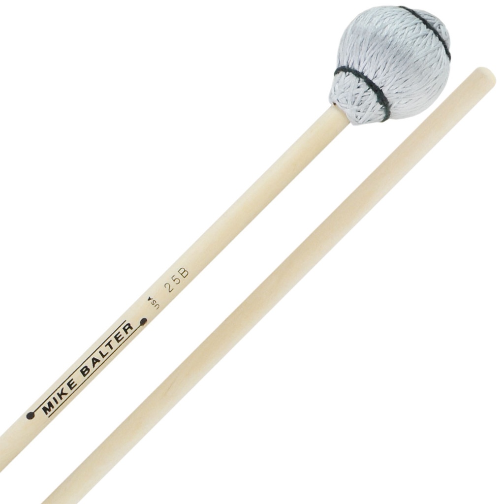 Mike Balter B25B Pro Vibe Jazz Silver Cord Mallets w/ Birch