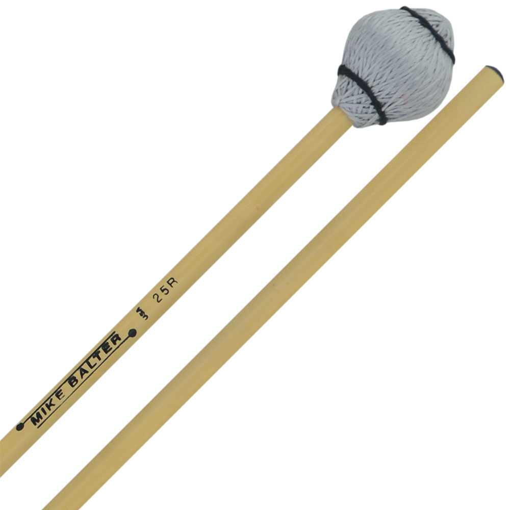 Mike Balter B25R Pro Vibe Jazz Silver Cord Mallets w/ Rattan