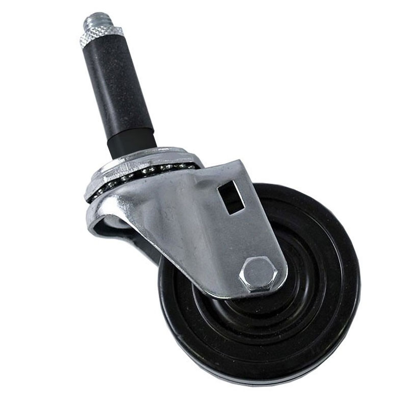 Musser 3" Exposed Stem Plain Caster for Height-Adj Keyboard