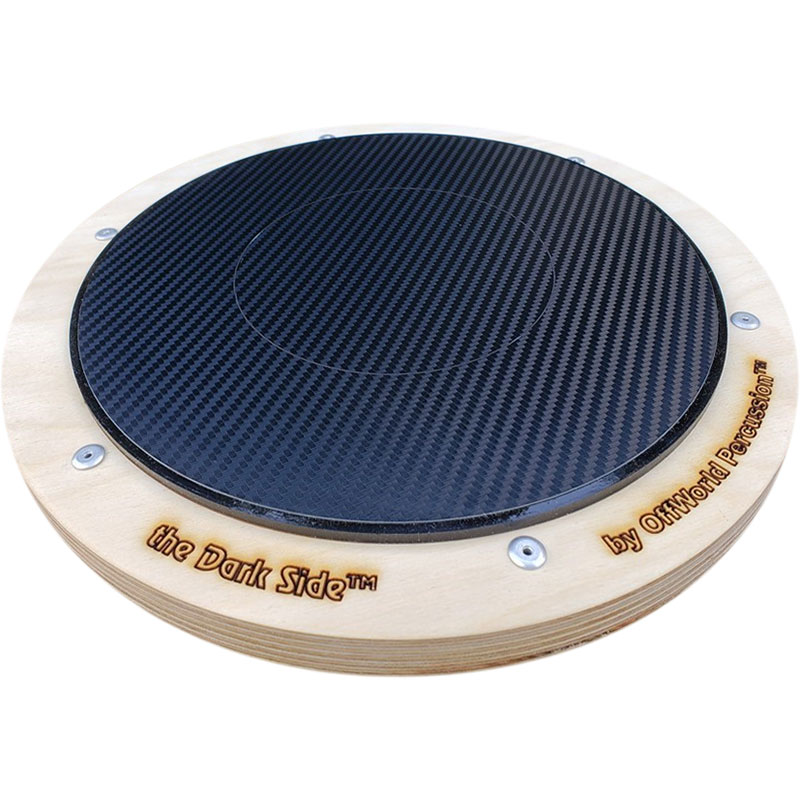 Offworld Percussion DarkSide Practice Pad w/ Black Laminate