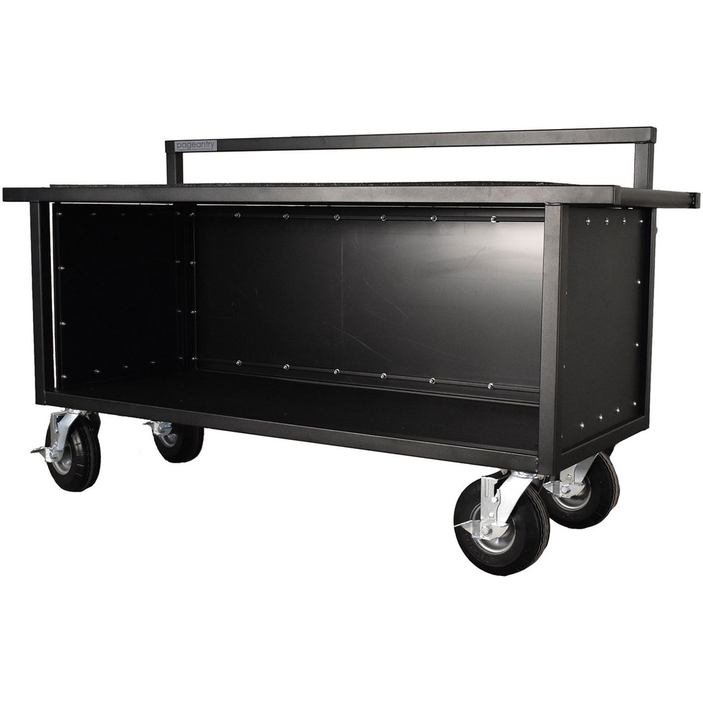Pageantry Innovations Partially Enclosed Synthesizer Cart (39" H x 68" W x 24" D)