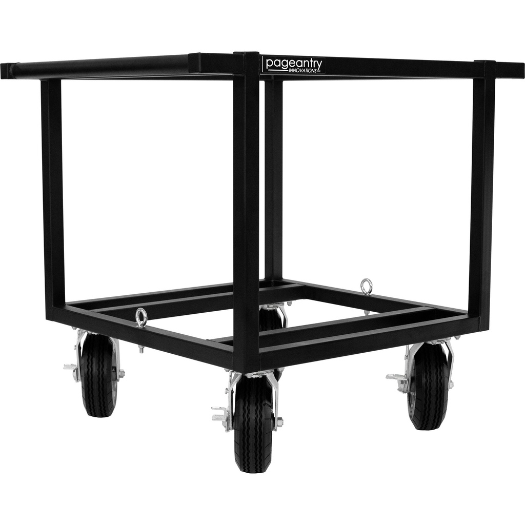 Pageantry Innovations Single Sub Speaker Cart - No Top