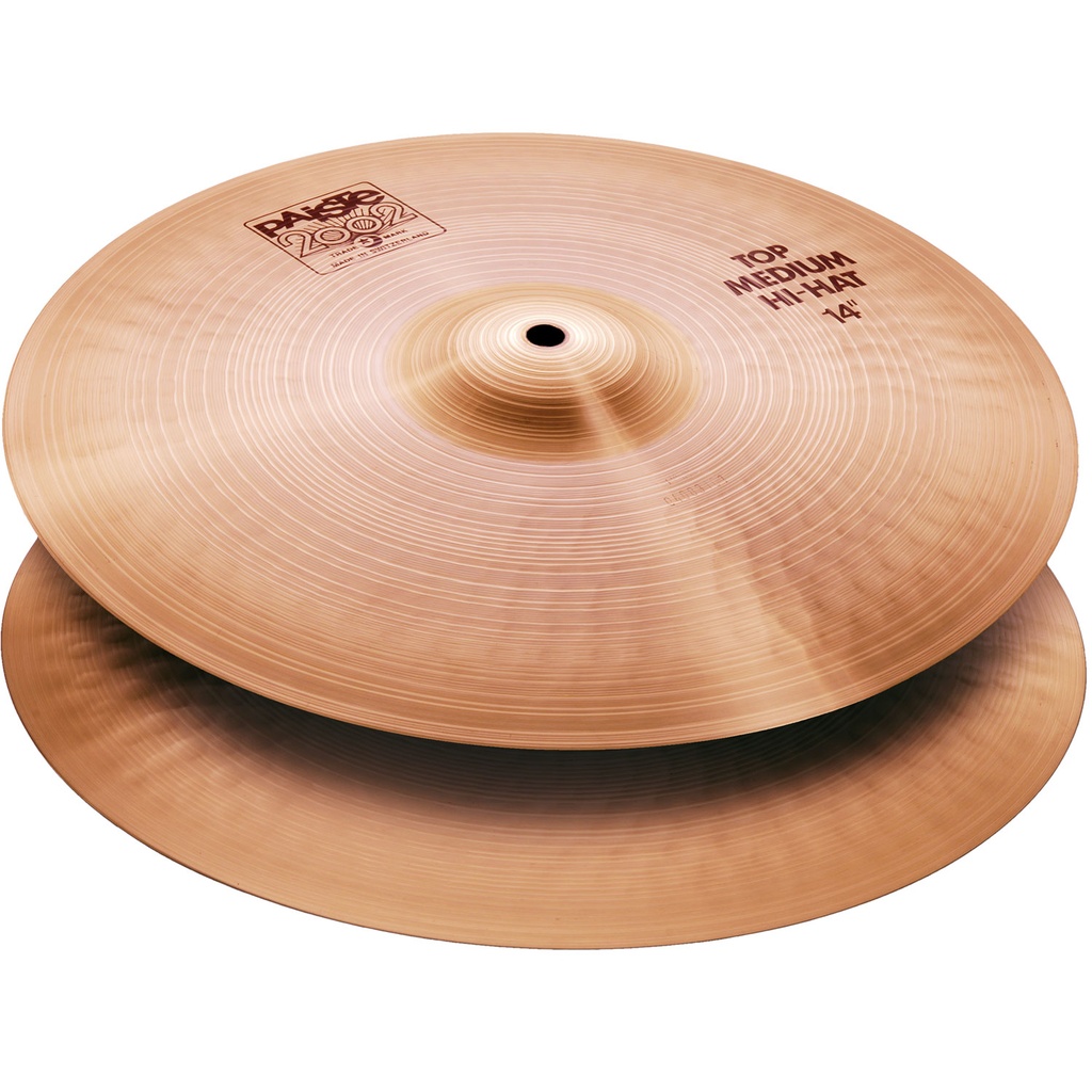 Paiste 1063714-14" 2002 Medium Hi Hat Cymbals