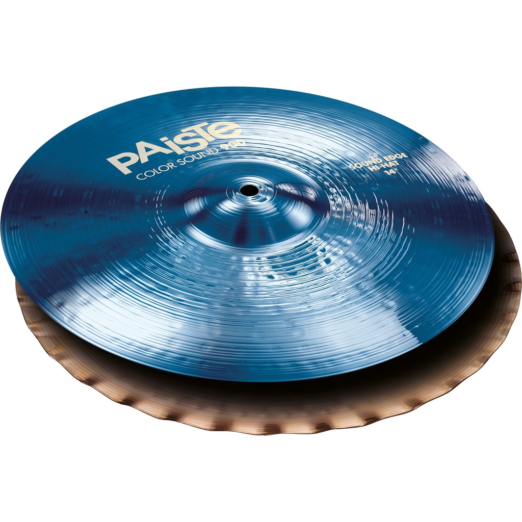 Paiste 14" Color Sound 900 Blue Sound Edge Hi Hat Cymbals