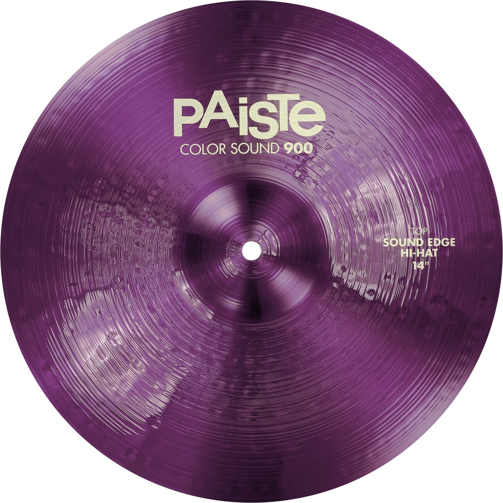 Paiste 14" Color Sound 900 Purple Sound Edge Hi Hat Cymbals