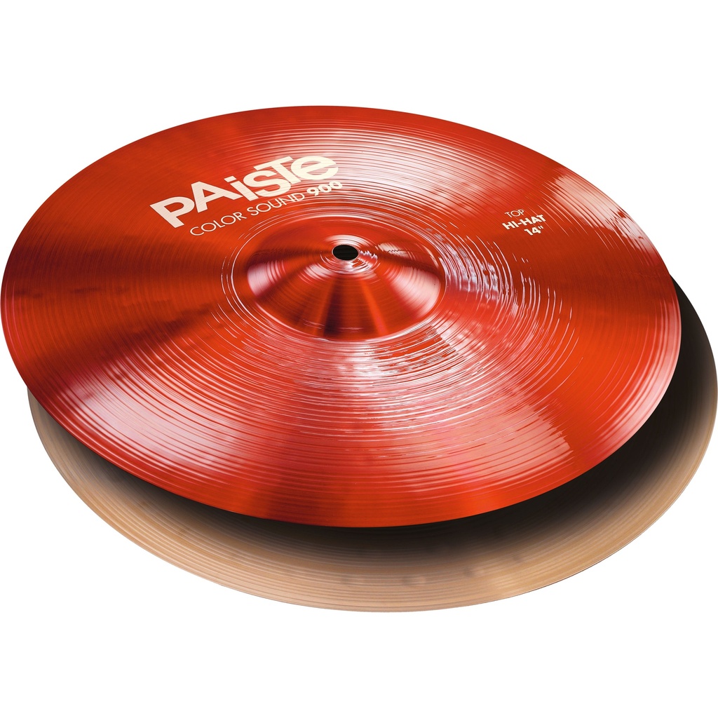 Paiste 14" Color Sound 900 Red Hi Hat Cymbals