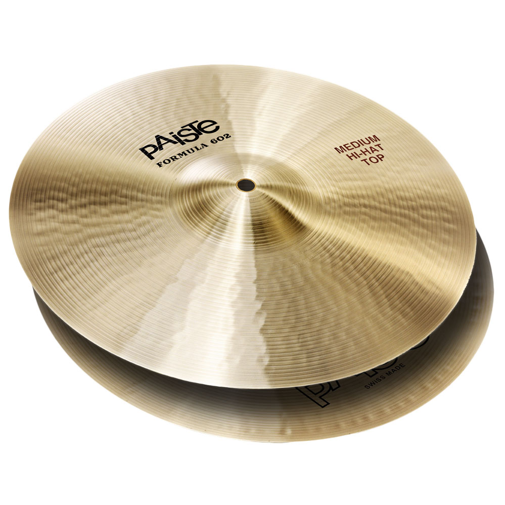 Paiste 14" Formula 602 Classic Medium Hi Hat Cymbals