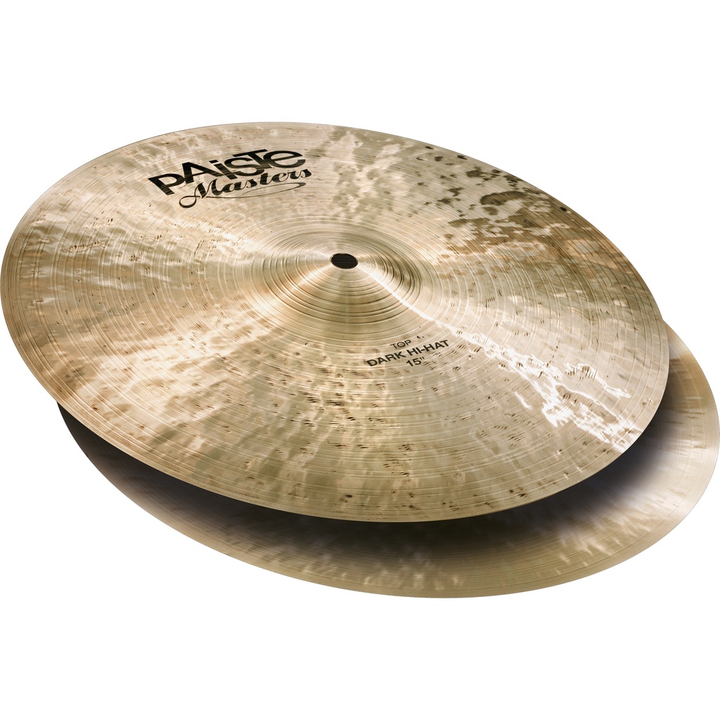 Paiste 15" Masters Dark Hi Hat Cymbals