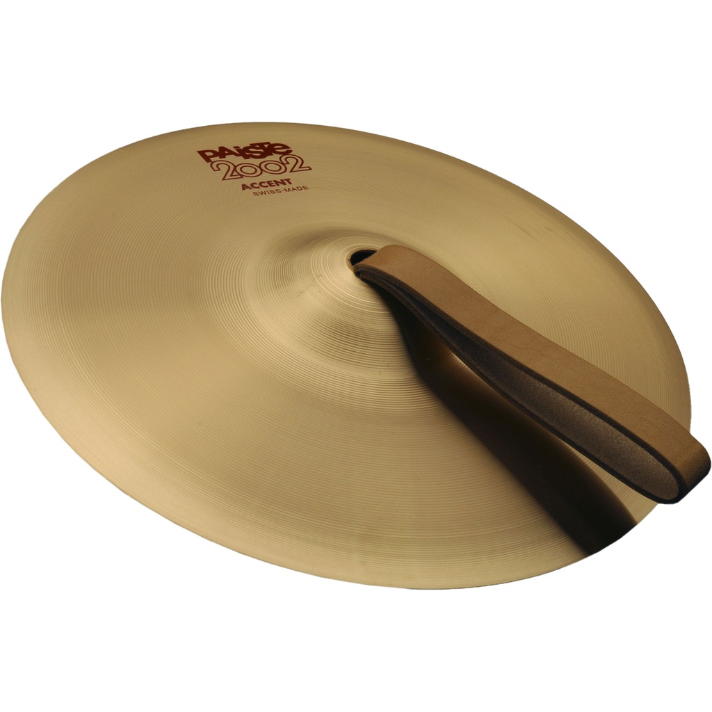 Paiste 4" 2002 Accent Cymbal with Leather Strap