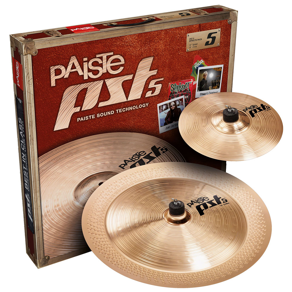 Paiste PST 5 Effects 2-Piece Cymbal Box Set (10S-18CH)