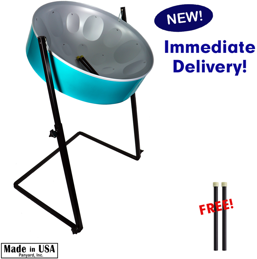 Panyard C-20 Lead Steel Pan - Ocean Wave PACKAGE - Pan + Stand + FREE Mallets