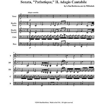 Panyard Panyard 7002 - Adagio Cant. from Son. Path. by Beethoven