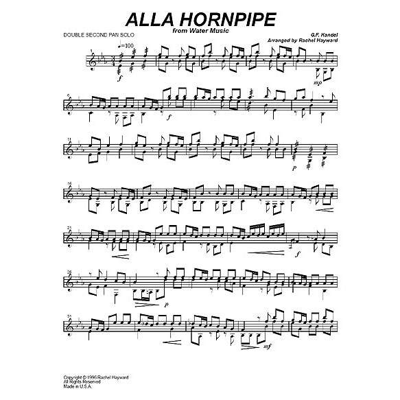 Panyard Panyard 7006 - Alla Hornpipe by G. F. Handel