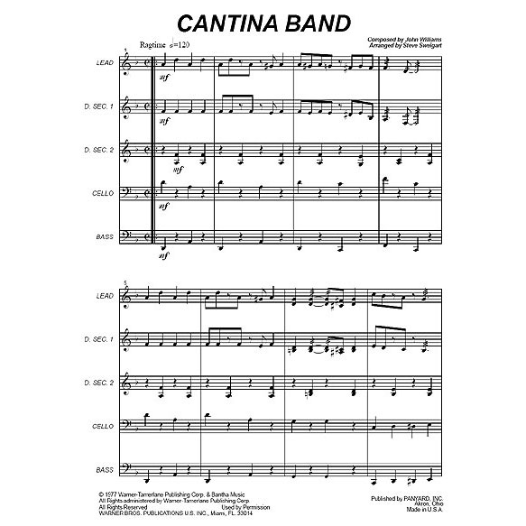 Panyard Panyard 7018 - Cantina Band by John Williams
