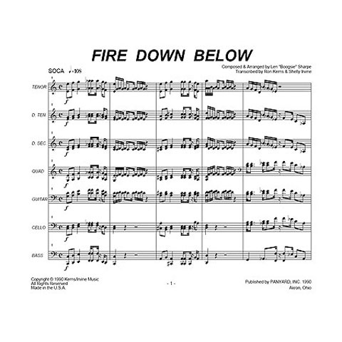 Panyard Panyard 7038 - Fire Down Below by Len "Boogsie" Sharpe