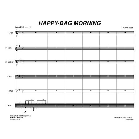 Panyard Panyard 7047 - Happy-Bag Morning by Teralyn Trace