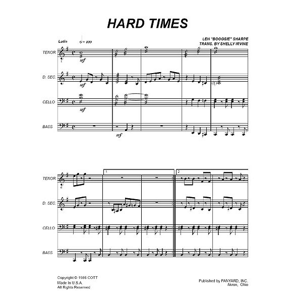 Panyard Panyard 7048 - Hard Times by Len "Boogsie" Sharpe