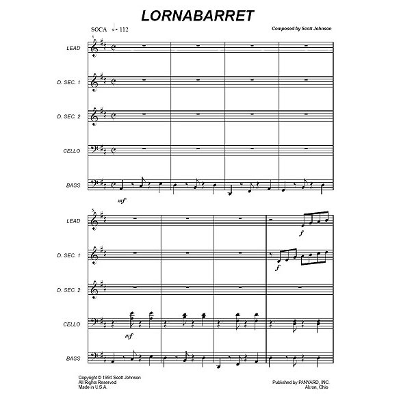 Panyard Panyard 7058 - Lornabarret by Scott Johnson