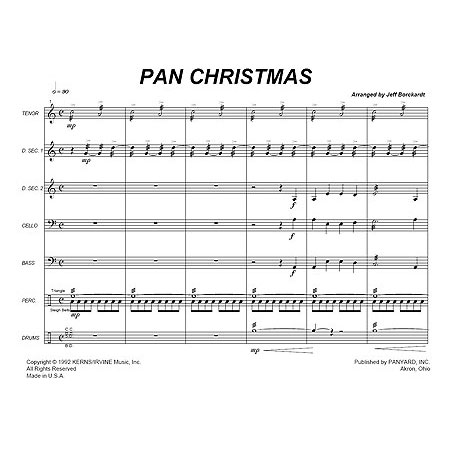 Panyard Panyard 7080 - Pan Christmas Medley arr. By Jeff Borckardt
