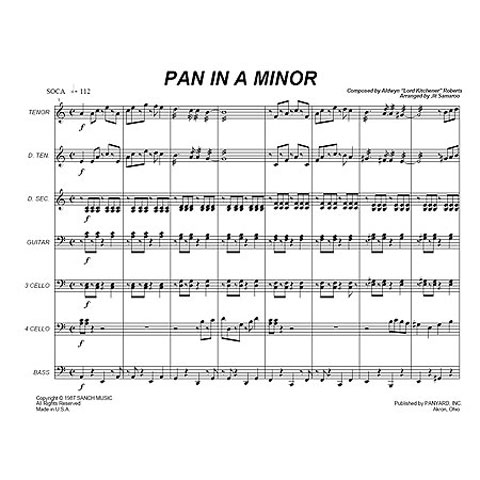 Panyard Panyard 7084 - Pan in A Minor by Aldwyn Roberts