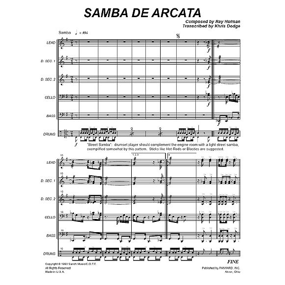 Panyard Panyard 7100 - Samba de Arcata by Ray Holman