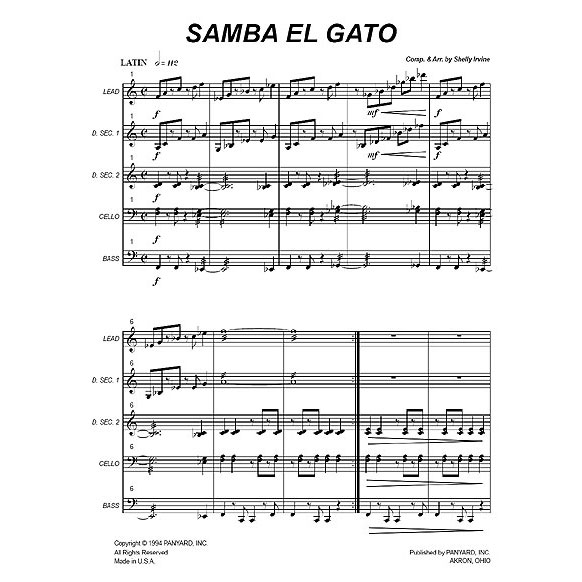 Panyard Panyard 7102 - Samba el Gato by Shelly Irvine