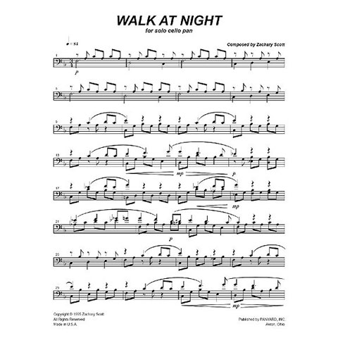 Panyard Panyard 7143 - Walk at Night by Zachary Scott