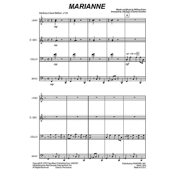Panyard Panyard 7156 - Marianne by William Eaton