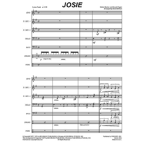 Panyard Panyard 7185 - Josie by Walter Becker and Donald Fagen